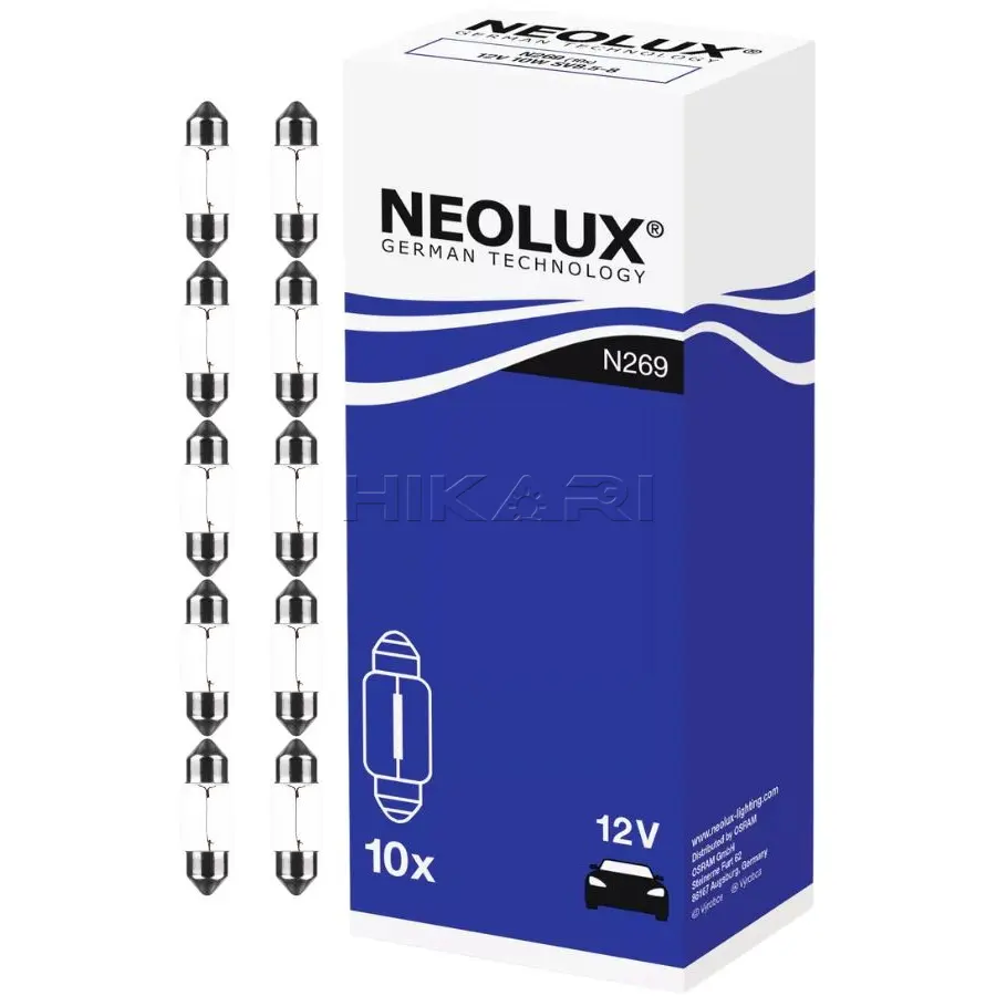 GLOBE NEOLUX 12V 10W N269