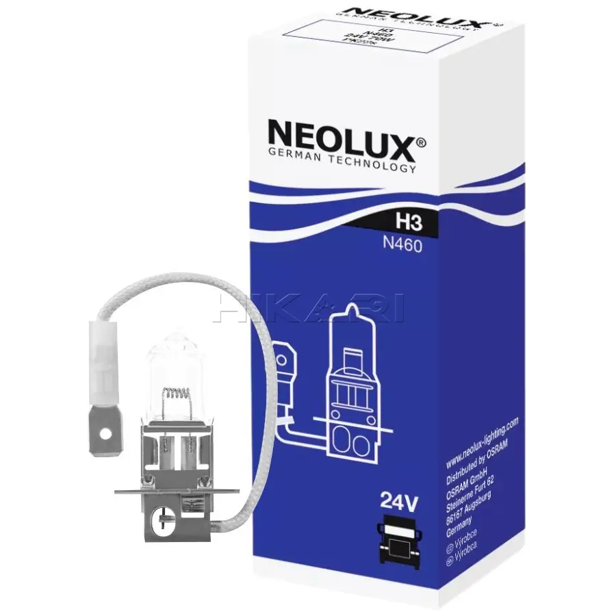 GLOBE NEOLUX 24V 70W H3 N460