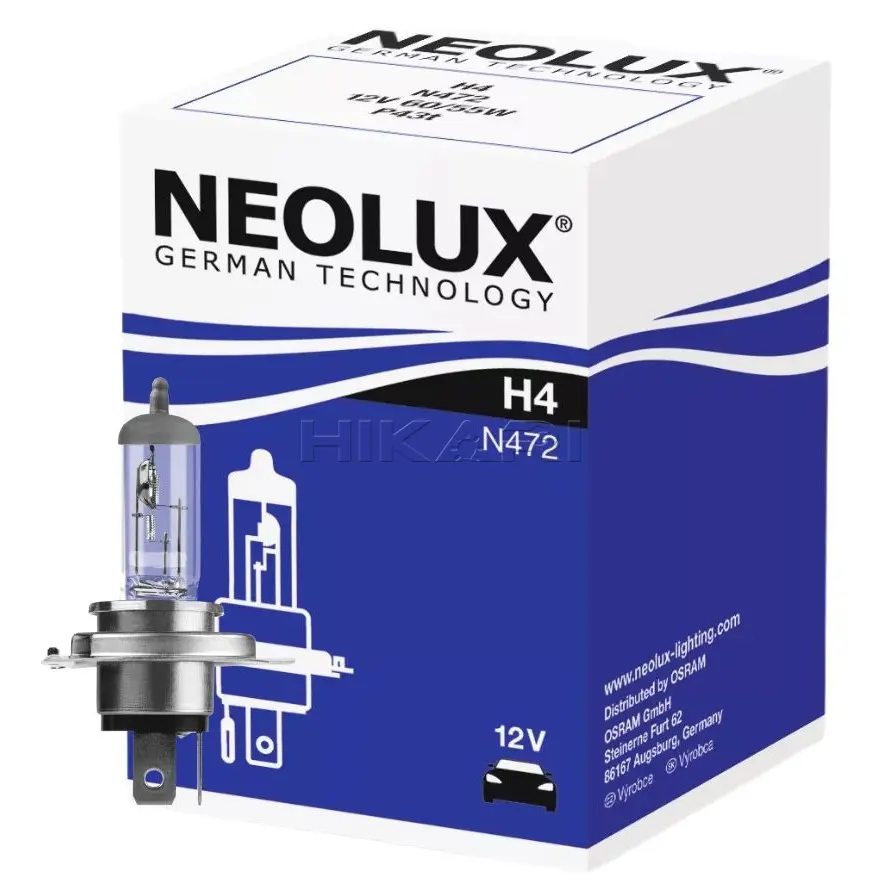 GLOBE NEOLUX 12V 60/55W H4 N472