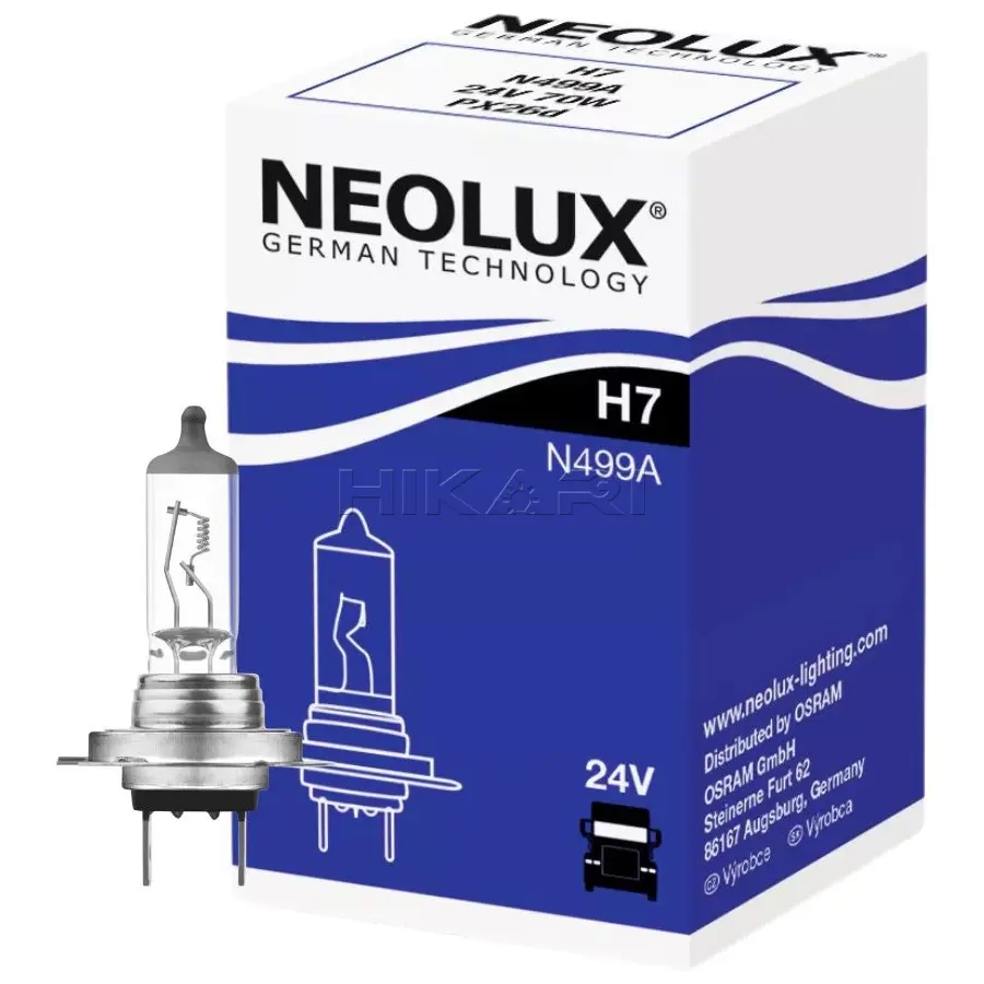 GLOBE NEOLUX 24V 55W H7 N499A