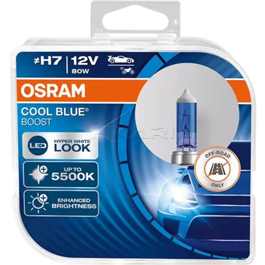 GLOBE OSRAM 12V 80W H7 62210CBB-HCB
