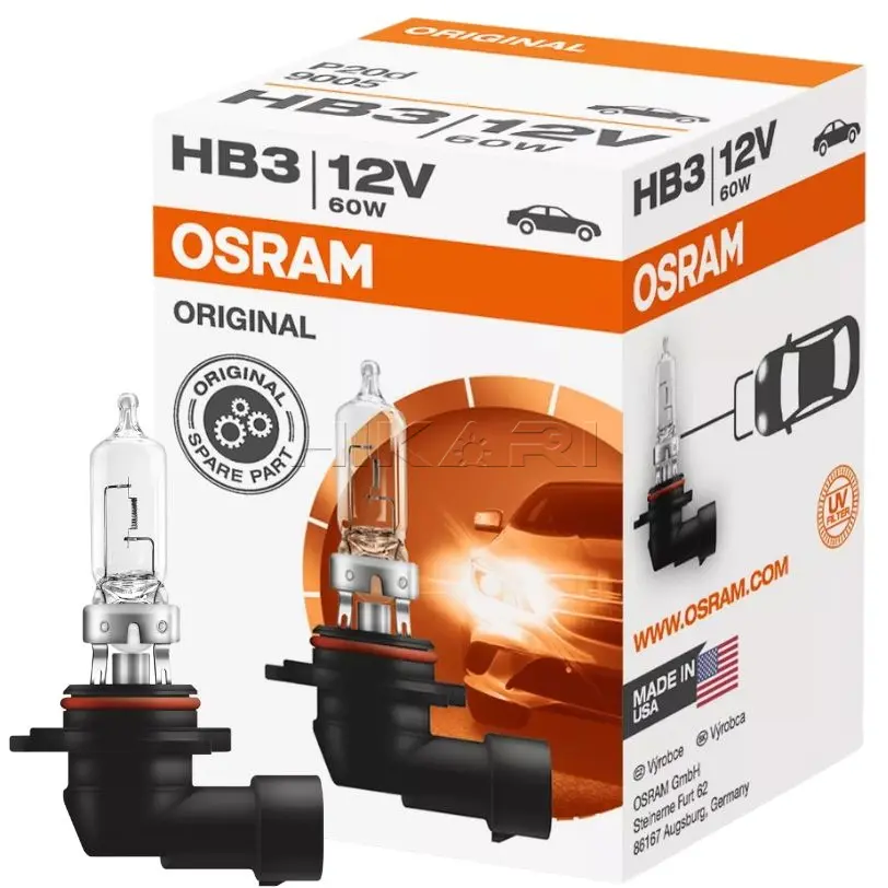 GLOBE OSRAM 12V 60W HB3 9005