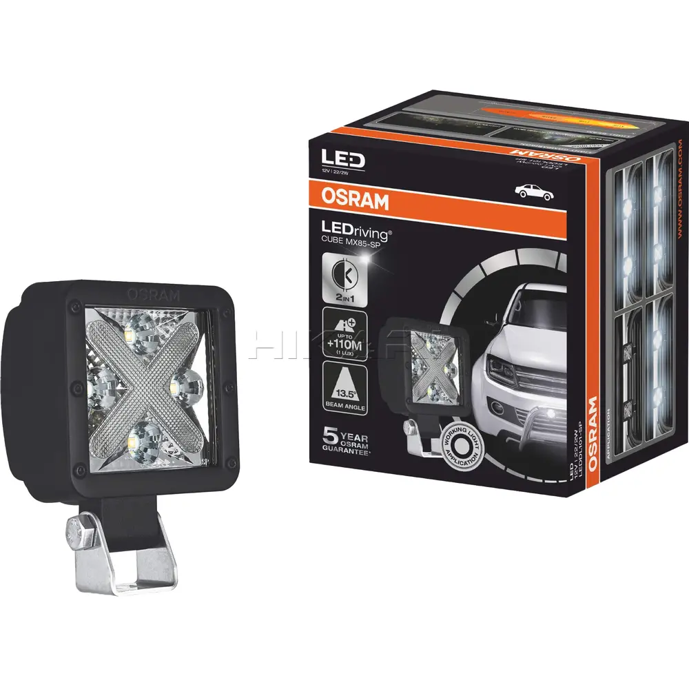 OSRAM LIGHT BAR CUBE MX85-SP 1250LM 4LED 12/24V 22W 133mmx103mm