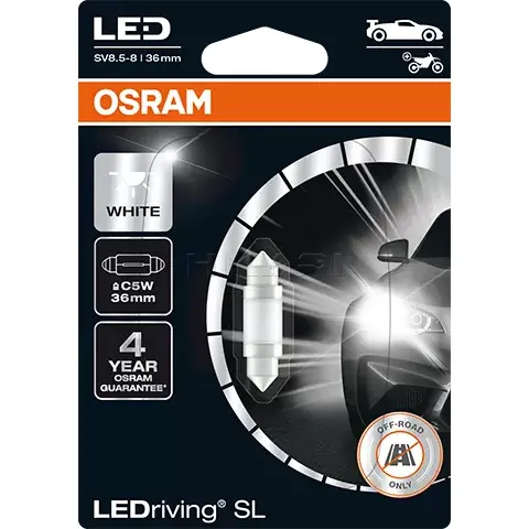 GLOBE OSRAM 12V 10W C5W 6418DWP