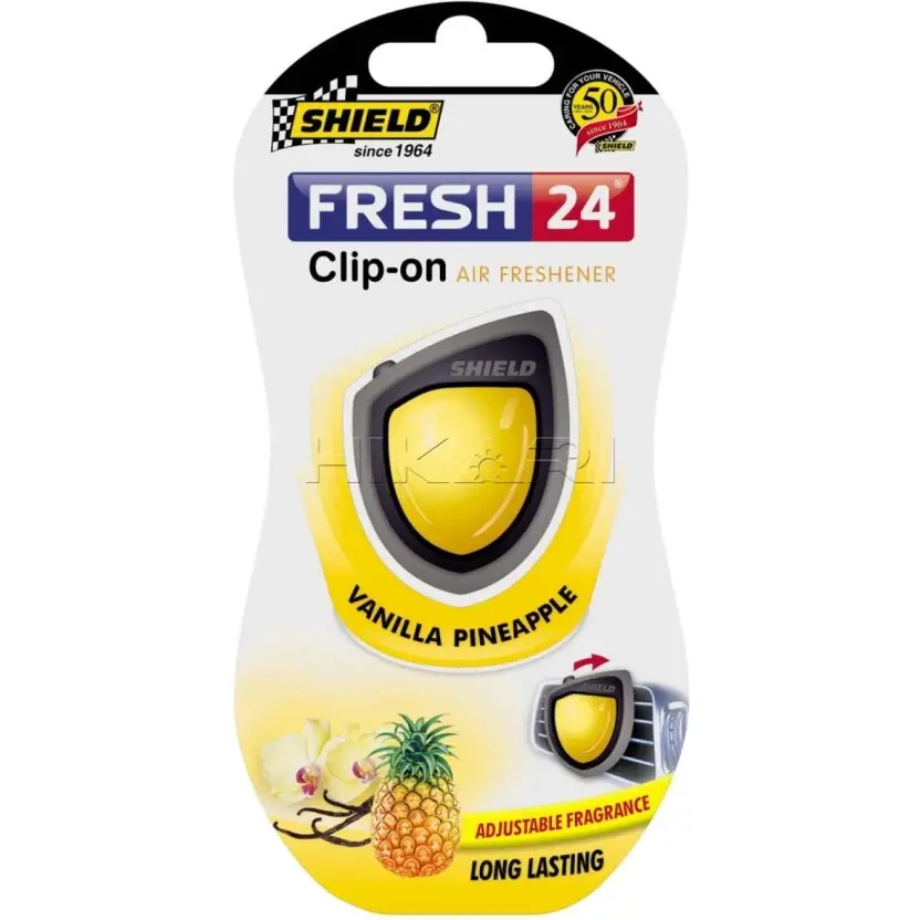 SH1135 - VANILLA PINEAPPLE 24 CLIP ON AIR FRESHENERS 4ML
