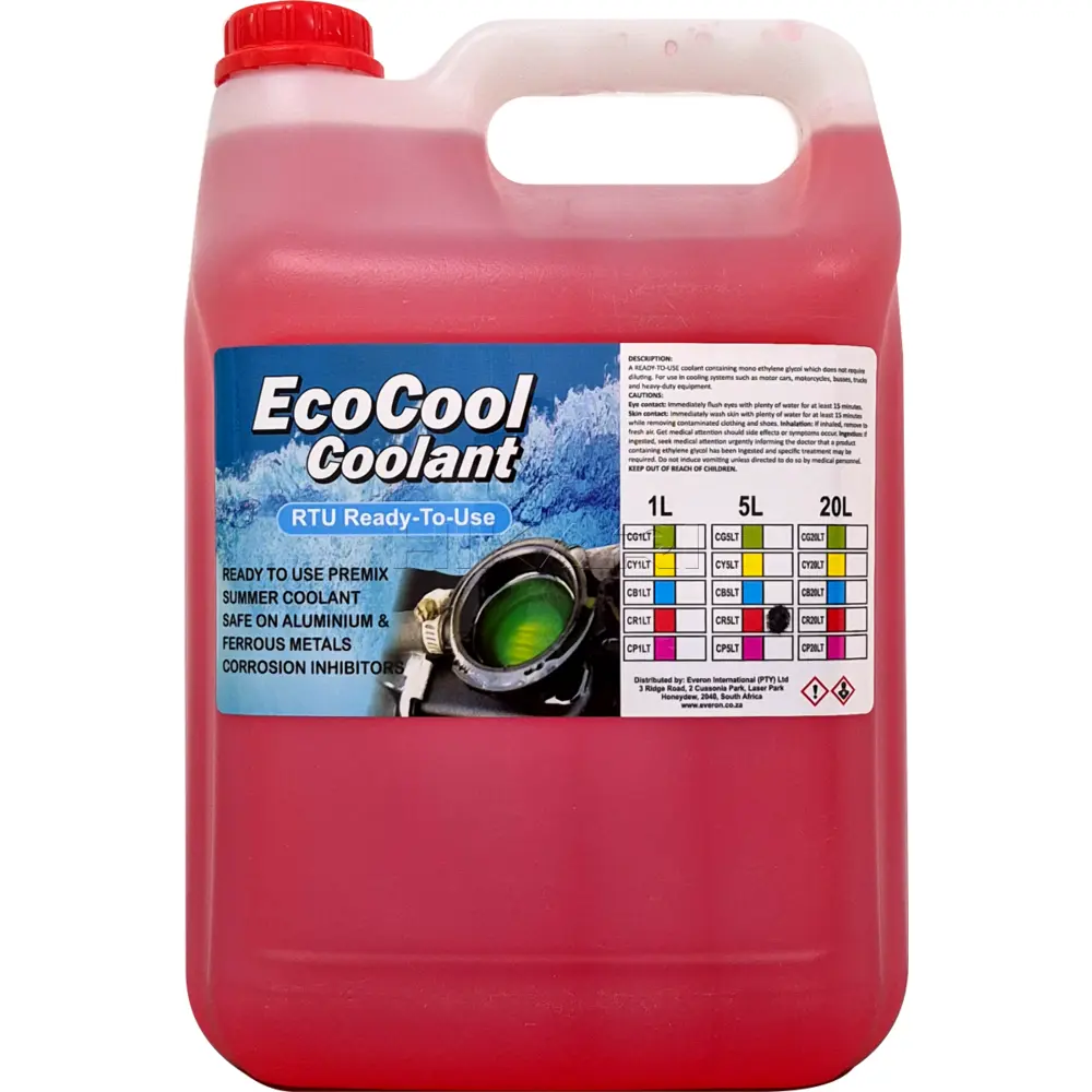 EVERON COOLANT RED 5L - CR5LT