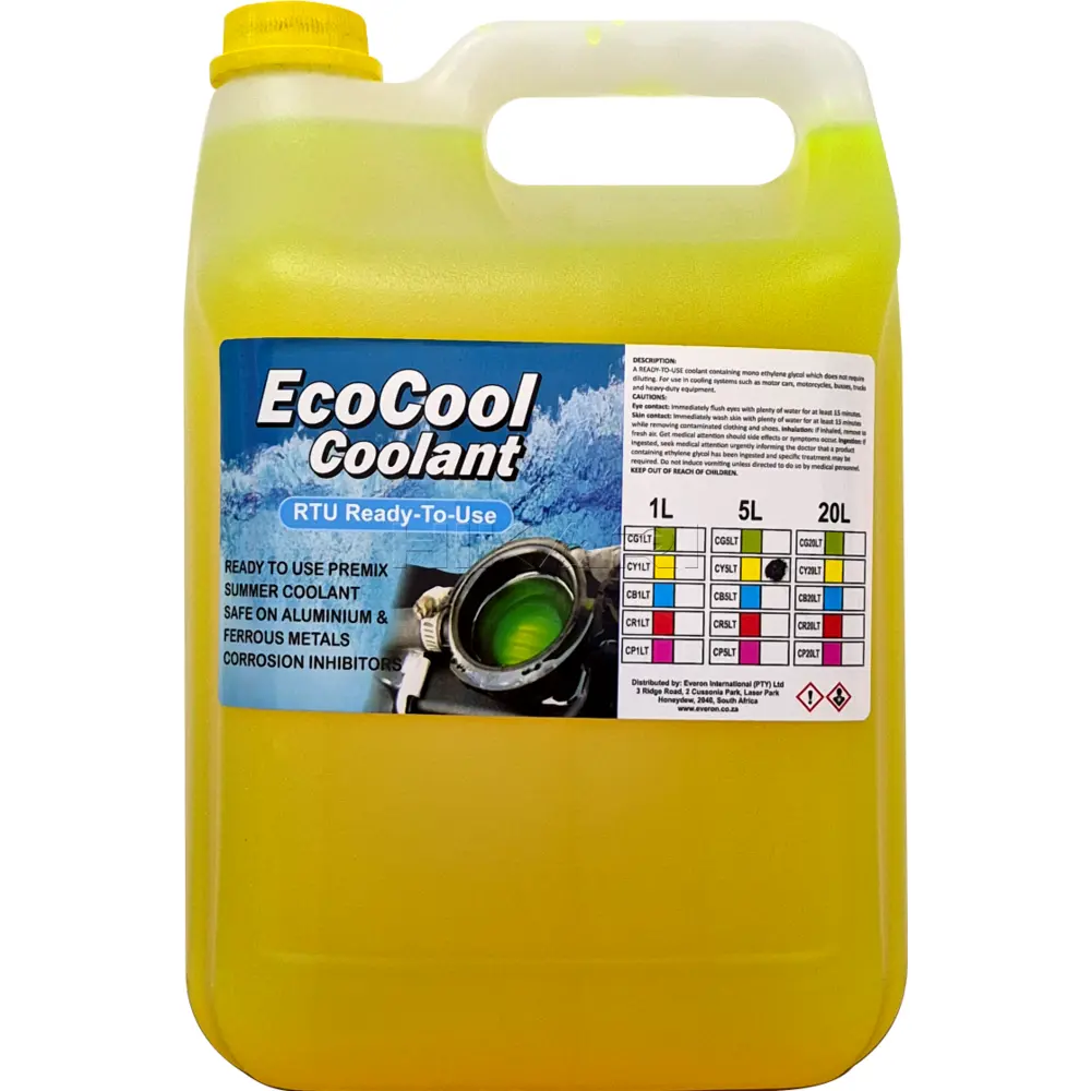 EVERON COOLANT YELLOW 5L - CY5LT