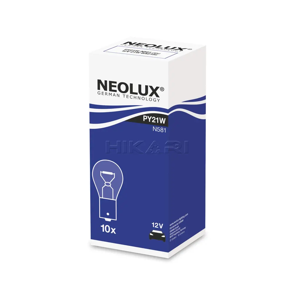 GLOBE NEOLUX 12V 21W PY21W N581