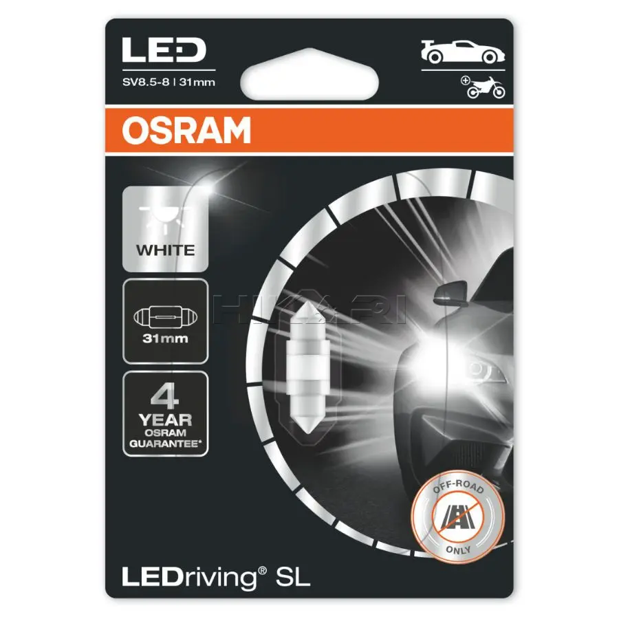 GLOBE OSRAM 12V 10W C5W 6438DWP