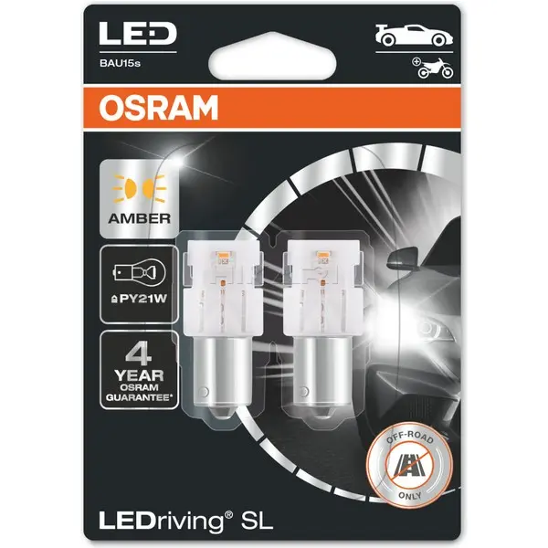GLOBE OSRAM 12V PY21W 7507DYP-02B