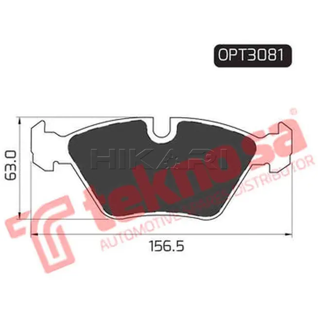 BMW 5 SERIES (E39) 95-00 F BRAKE PAD OPT3081