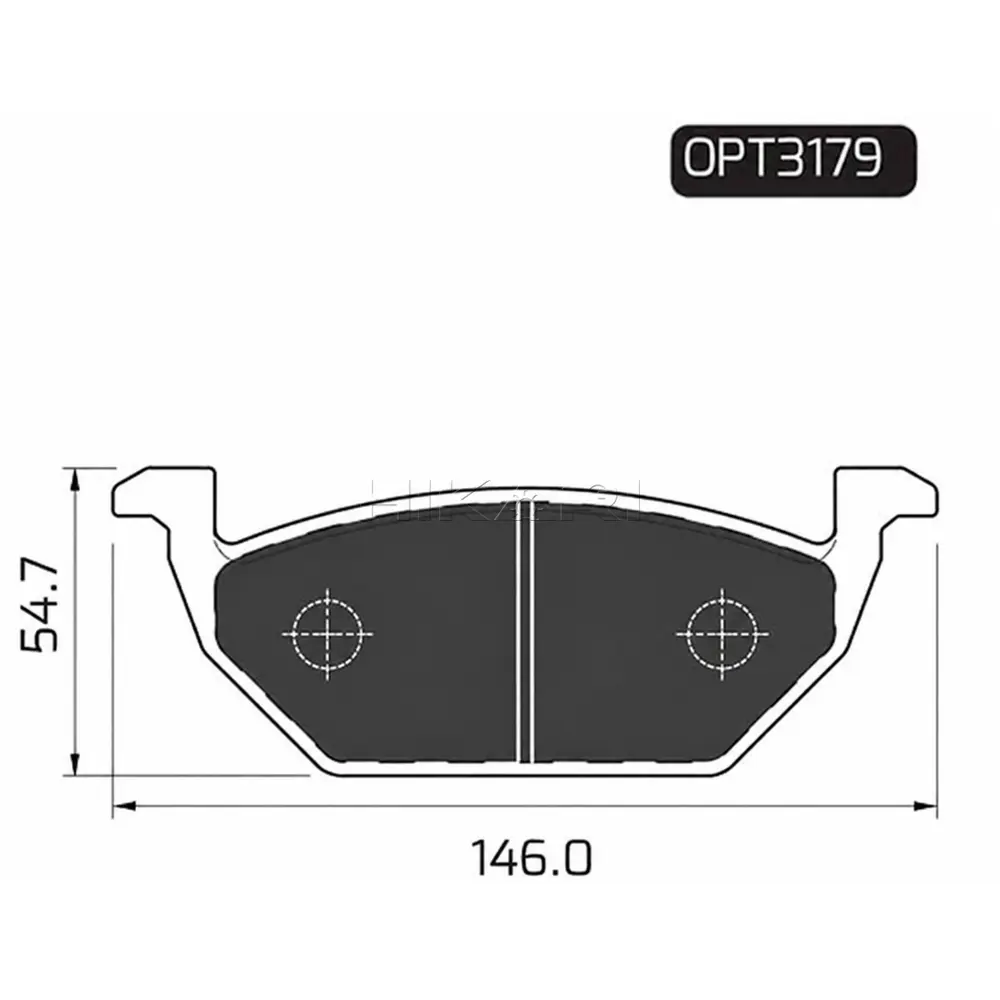 BRAKE PAD AUDI A1 10-15 (F) OPT3179