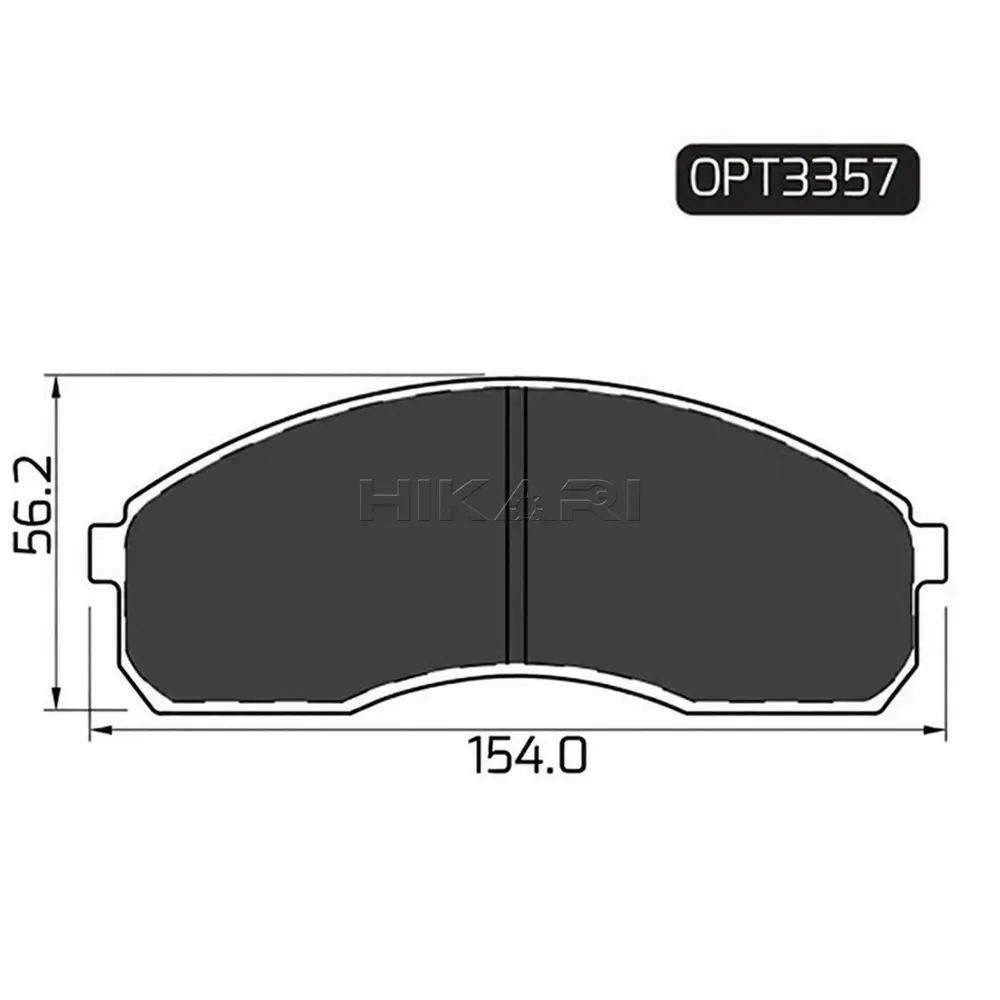 BRAKE PAD HYUNDAI H100 00-04 (F) OPT3357