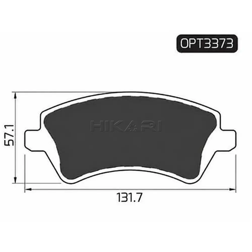 BRAKE PAD TOYOTA COROLLA 02- (F) OPT3373