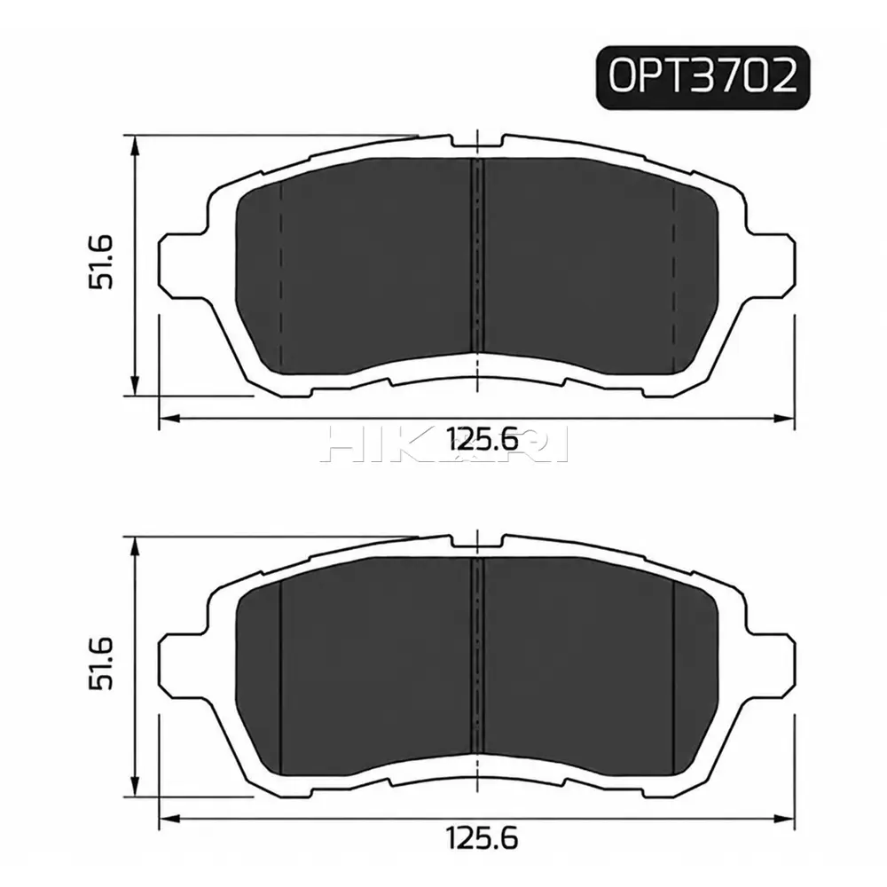 BRAKE PAD FORD FIESTA 08- (F) OPT3702
