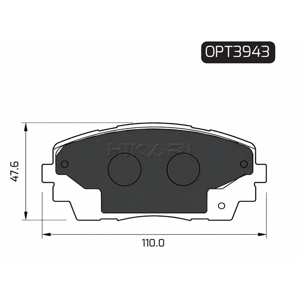 BRAKE PAD KIA PICANTO 11- (F) OPT3943