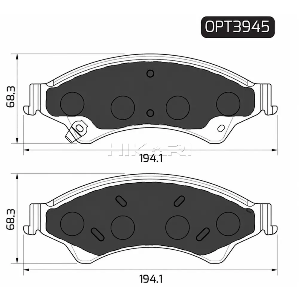 BRAKE PAD FORD RANGER 11- (F) OPT3945