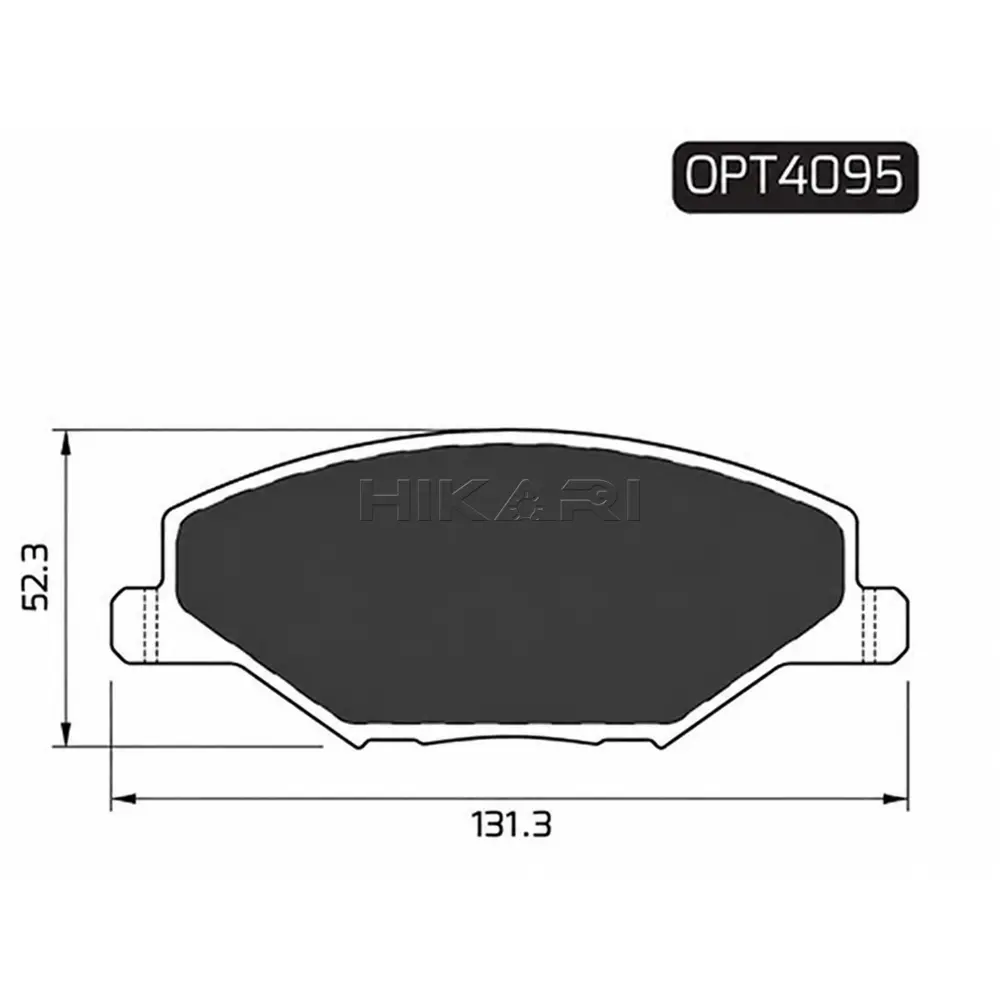 BRAKE PAD VOLKSWAGEN POLO 14- (F) OPT4095