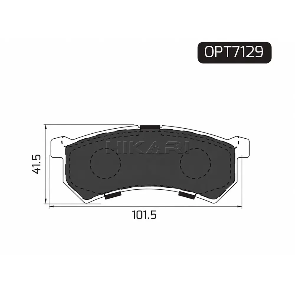 BRAKE PAD RENAULT KWID 16 -(F) OPT7129