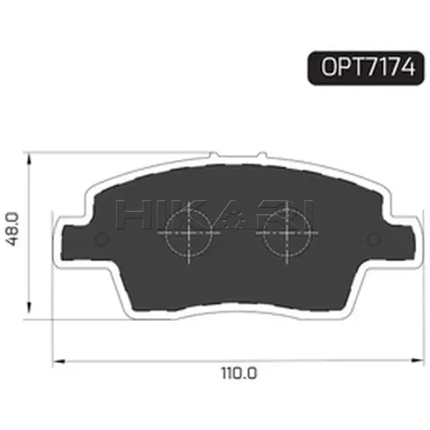 BRAKE PAD L. RENAULT TRIBER 19- (F) OPT7174