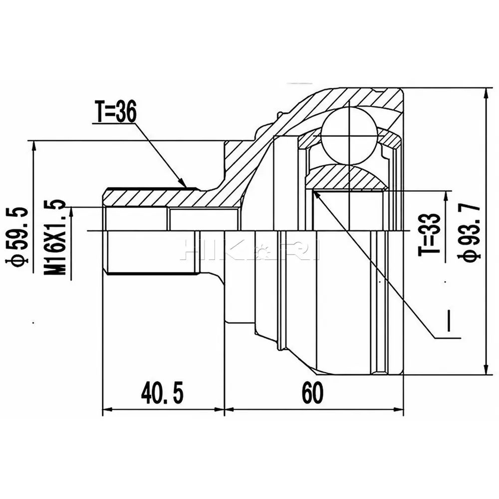 OUTER CV JOINT AD3006