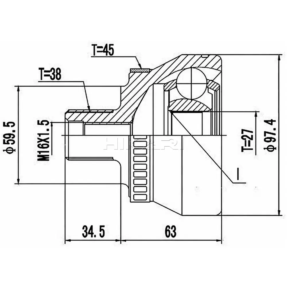 OUTER CV JOINT AD5710F2A