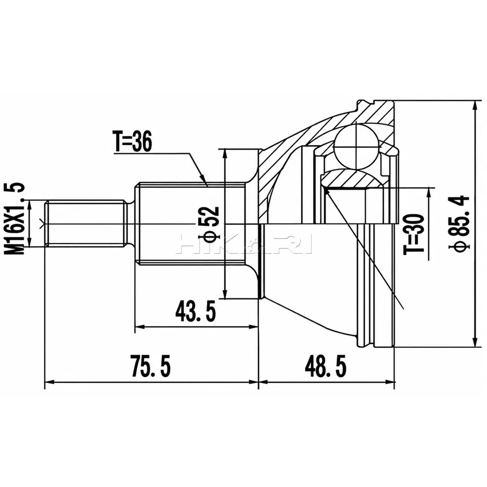OUTER CV JOINT AD5714