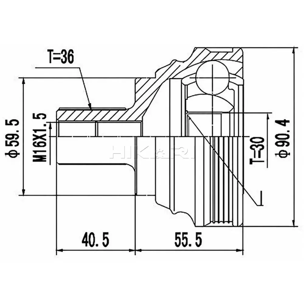 OUTER CV JOINT AD5931