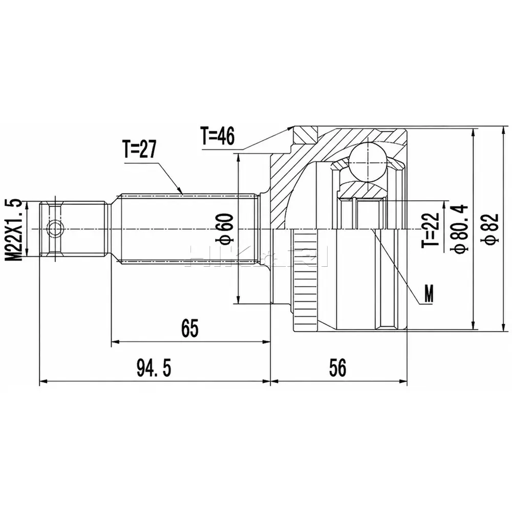 OUTER CV JOINT HY3002A
