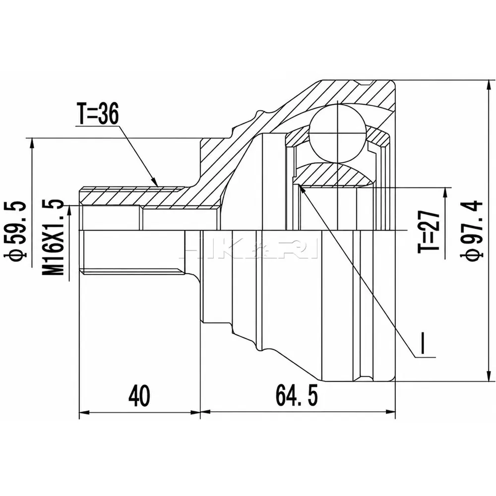 OUTER CV JOINT VW5217