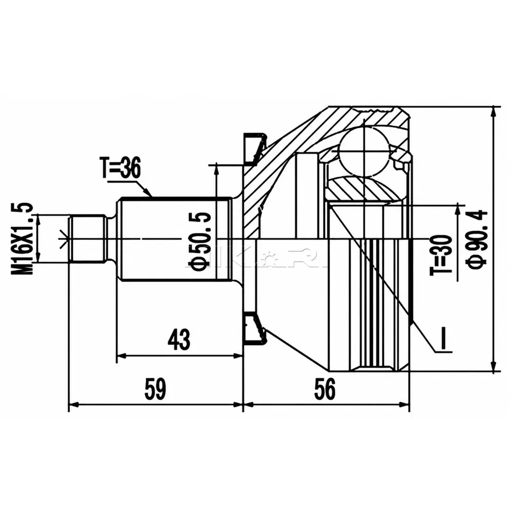 OUTER CV JOINT VW5720