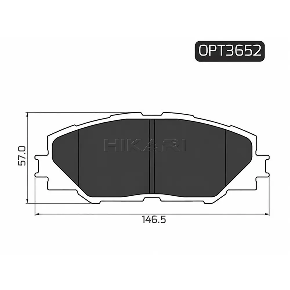 BRAKE PAD TOYOTA RAV4 06-12 F OPT3652