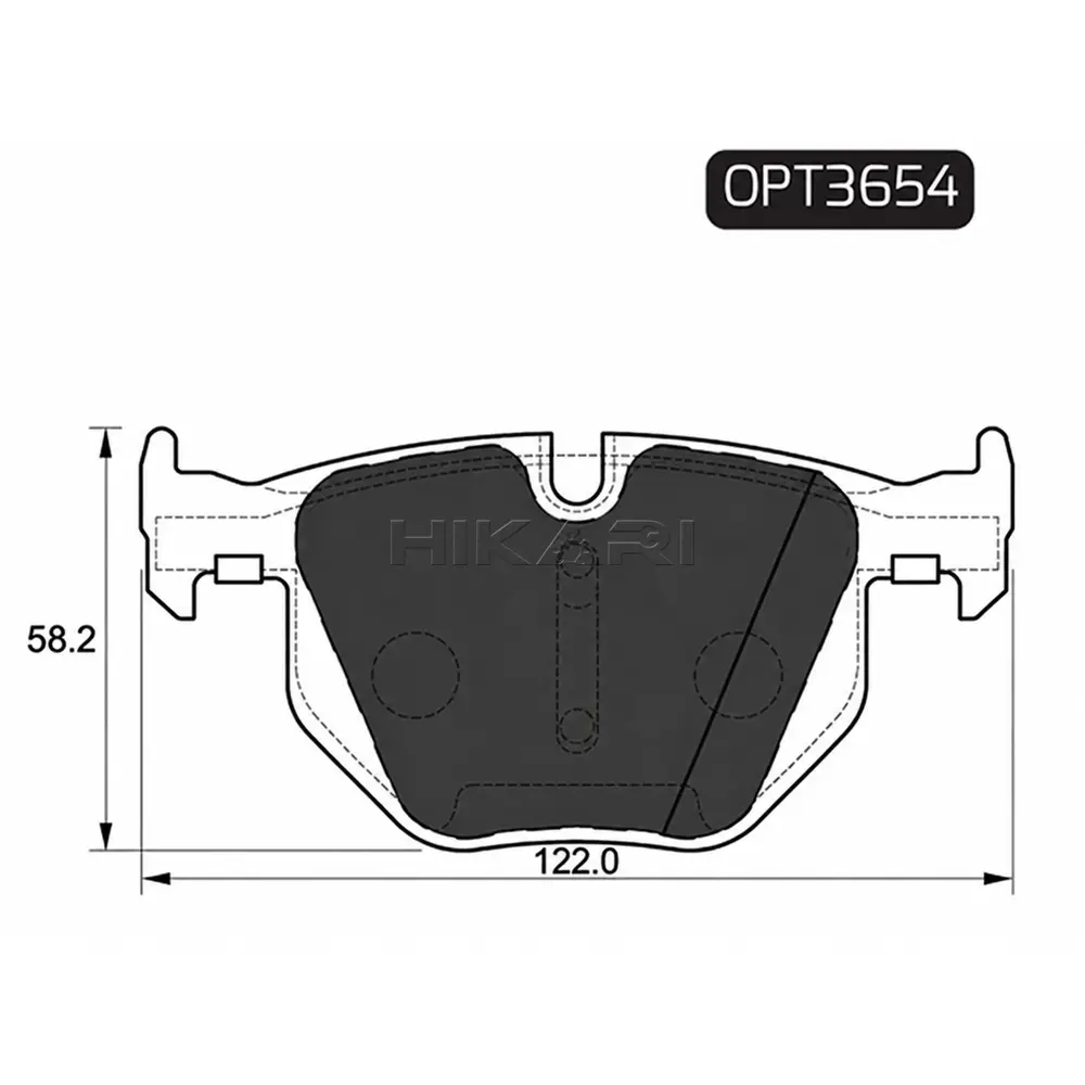 BRAKE PAD BMW 3 SERIES E90 05- (R) OPT3654