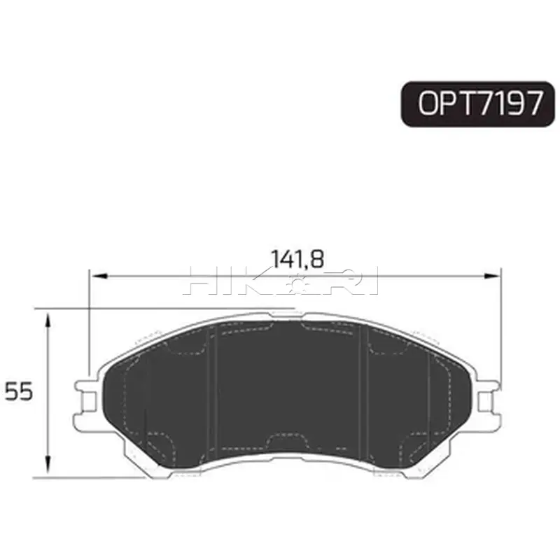 BRAKE PAD MITSUBISHI X PANDER 21- (F) OPT7197