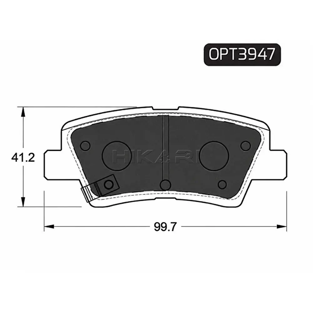 BRAKE PAD HYUNDAI ACCENT 11- ( R) ) OPT3947