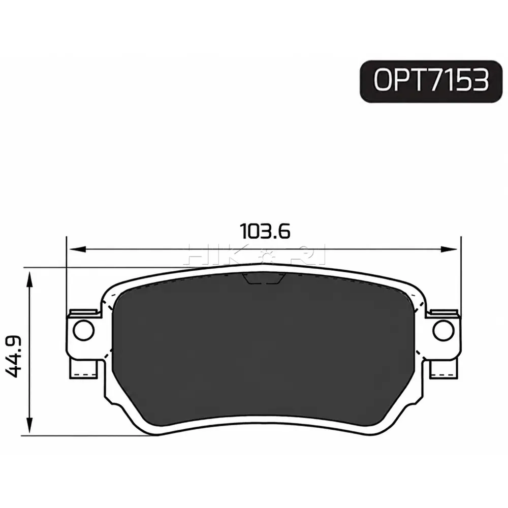 BRAKE PAD RENAULT KADJAR 15- R OPT7153