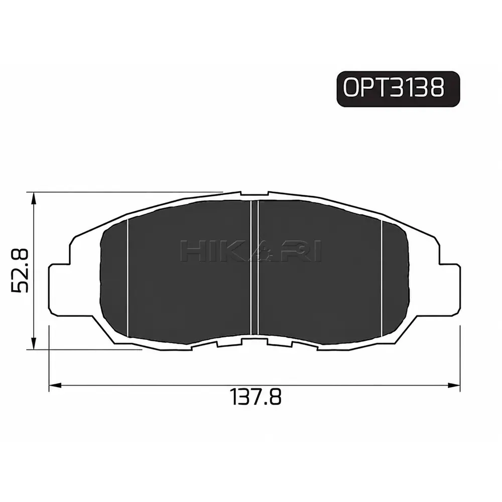 BRAKE PAD HONDA CIVIC 96-01 F OPT3138