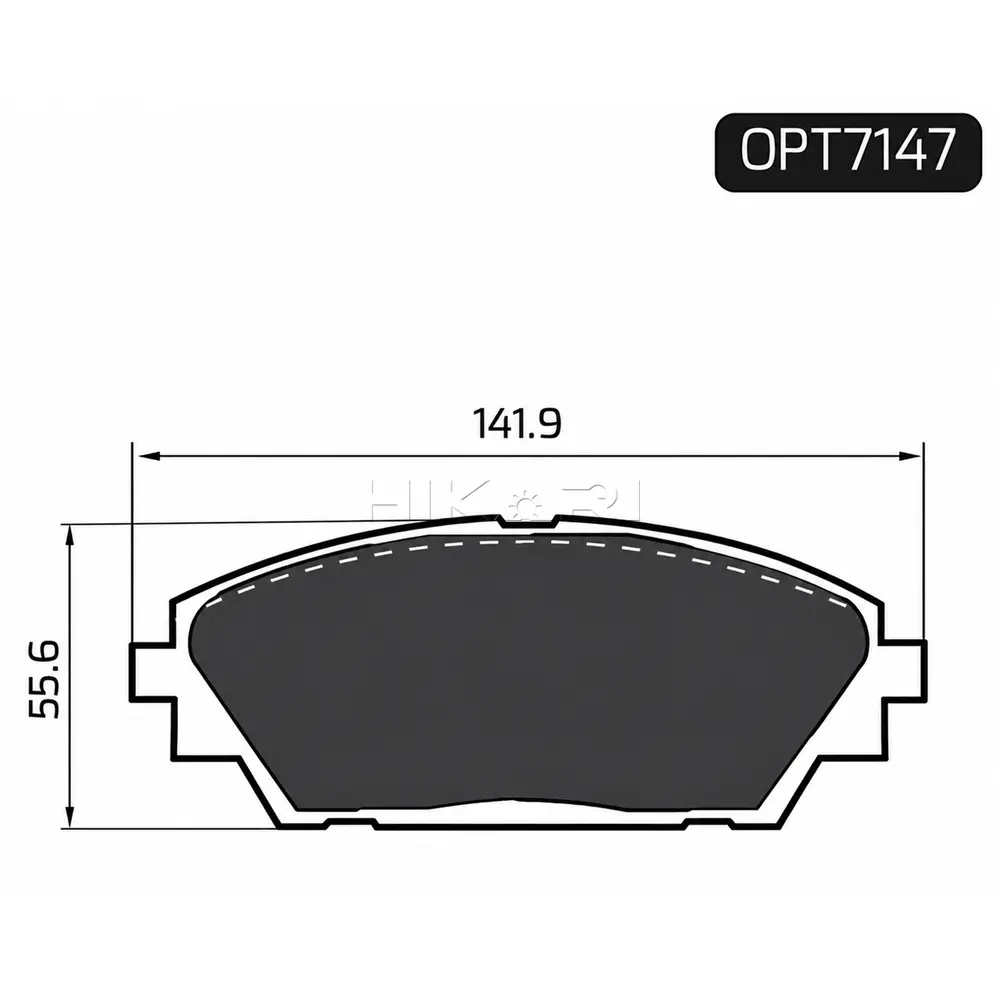BRAKE PAD MAZDA 3 14- (F) OPT7147