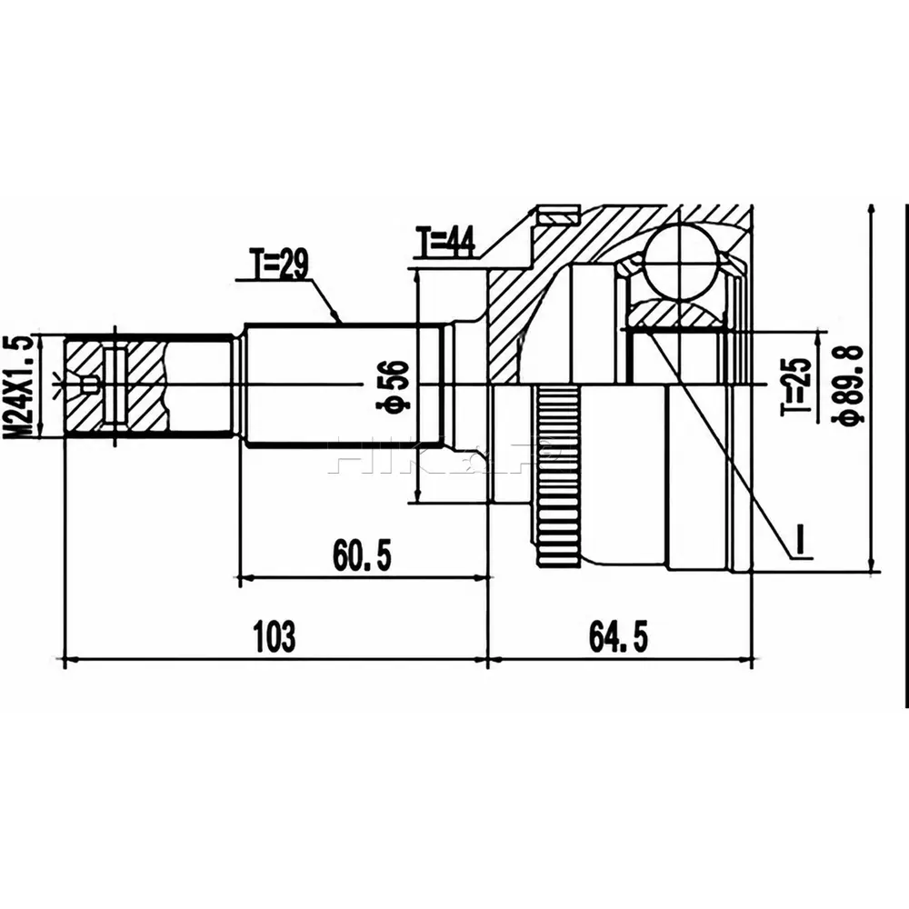 TEKNOSA OUTER CV JOINT NI3003A
