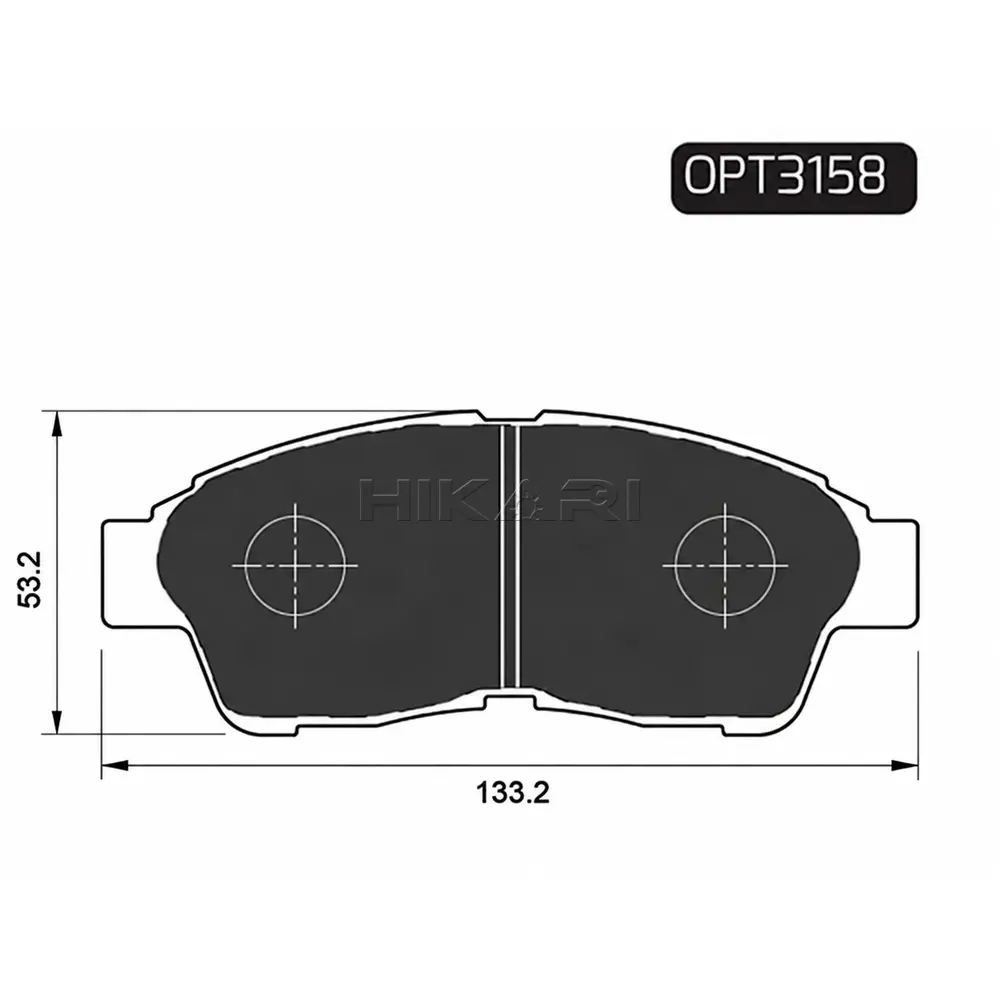 BRAKE PAD TOYOTA CAMRY 200I 921-01(F) OPT3158