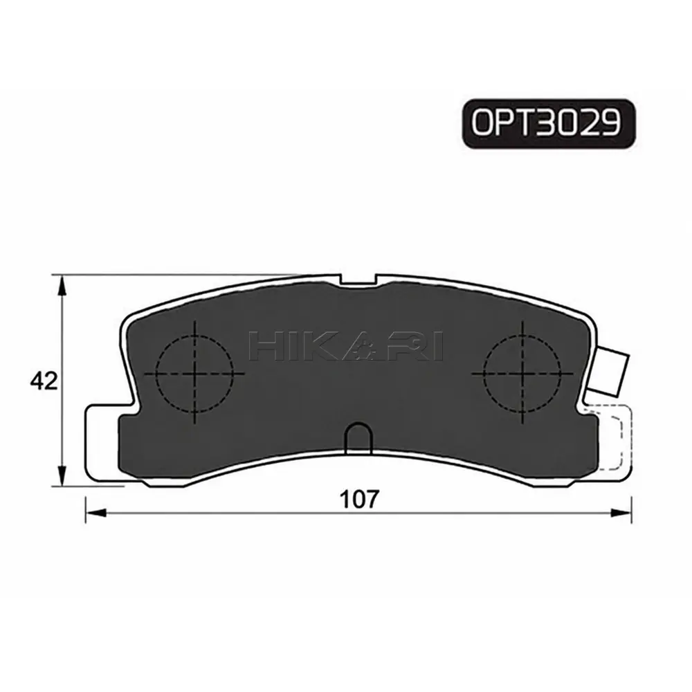 BRAKE PAD TOYOTA COROLLA 88-93 (R) OPT3029