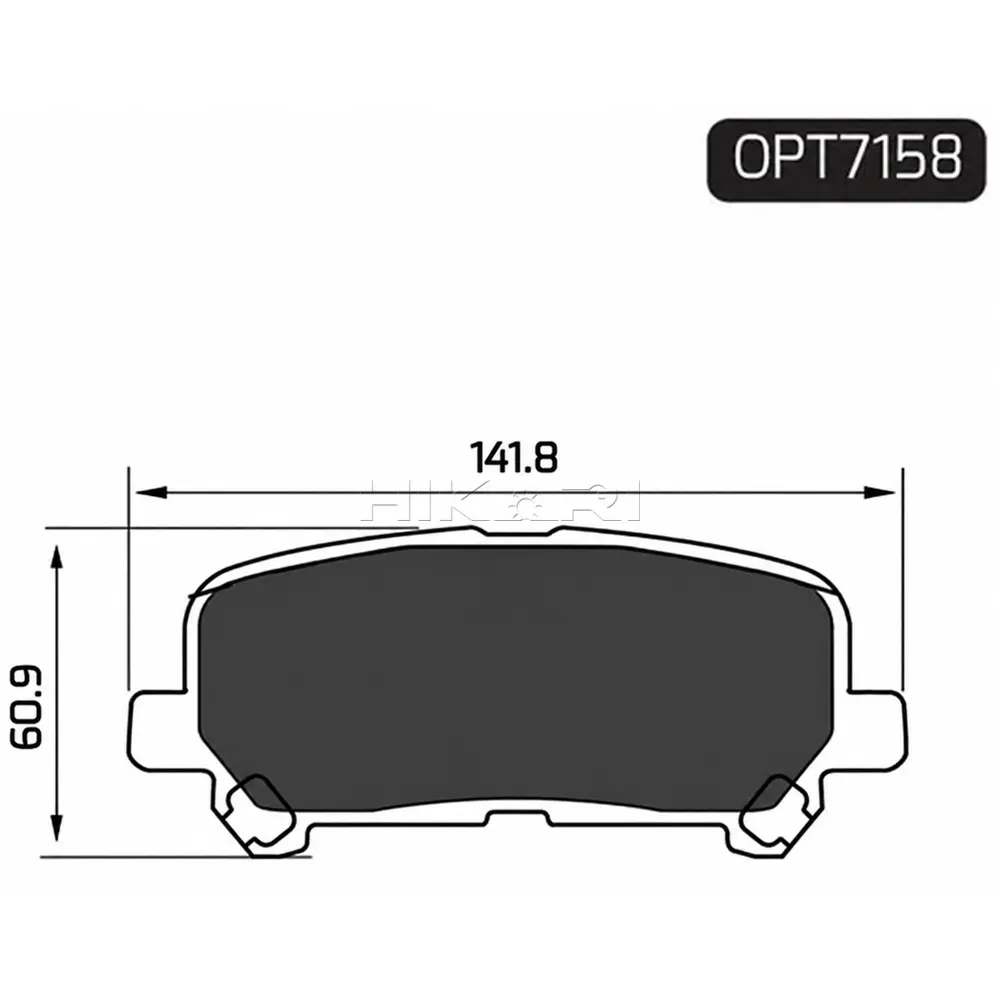 BRAKE PAD MAZDA CX5-5 12- (F) OPT7158