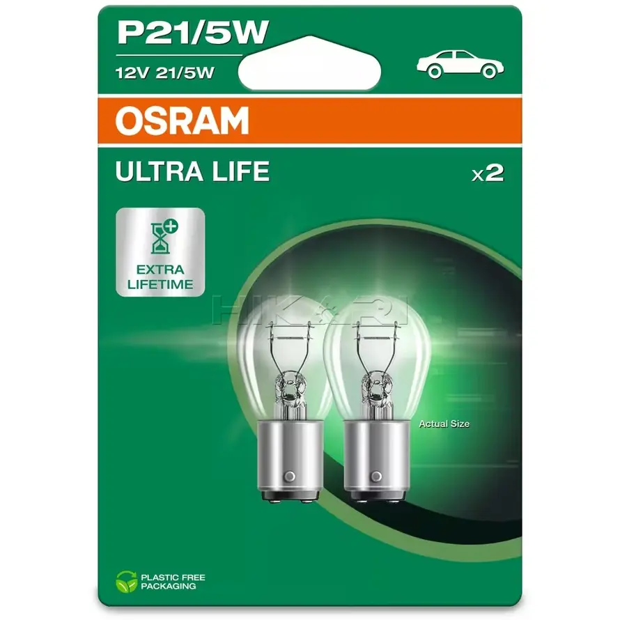 GLOBE OSRAM 12V P21/5W SET 7528ULT-02B