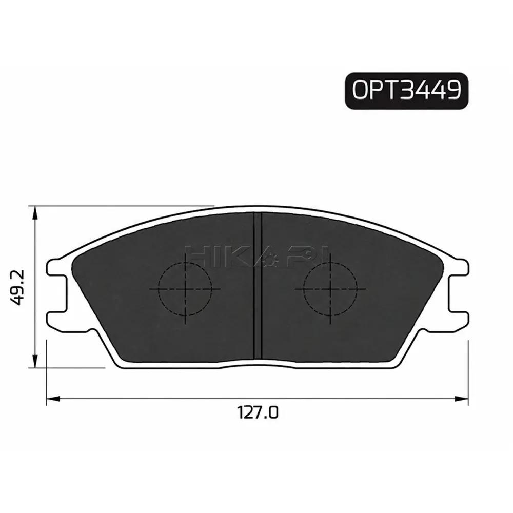 BRAKE PAD HYUNDAI ACCENT 95- (F) OPT3449