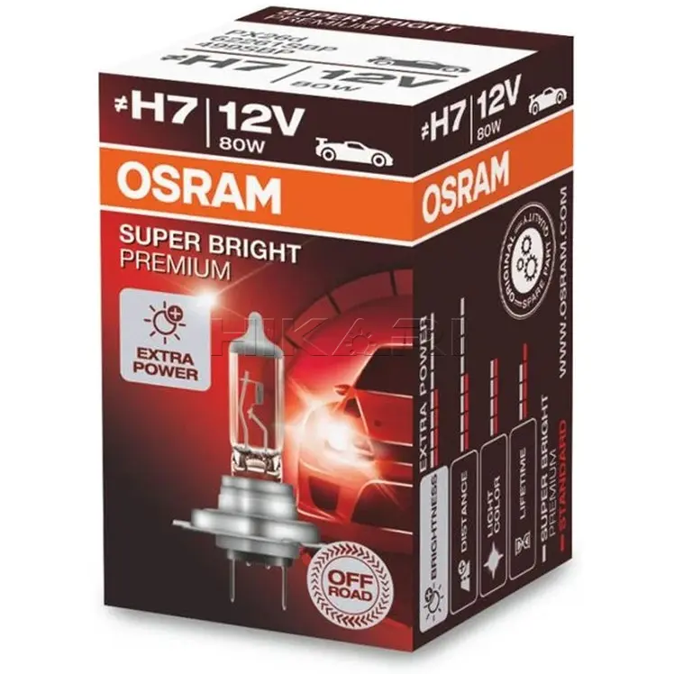 GLOBE OSRAM 12V 80W H7 62261SBP