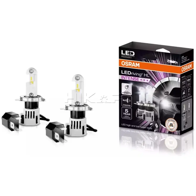 GLOBE OSRAM 12V H4/H19 INTENSE 64193DWINT-2HB