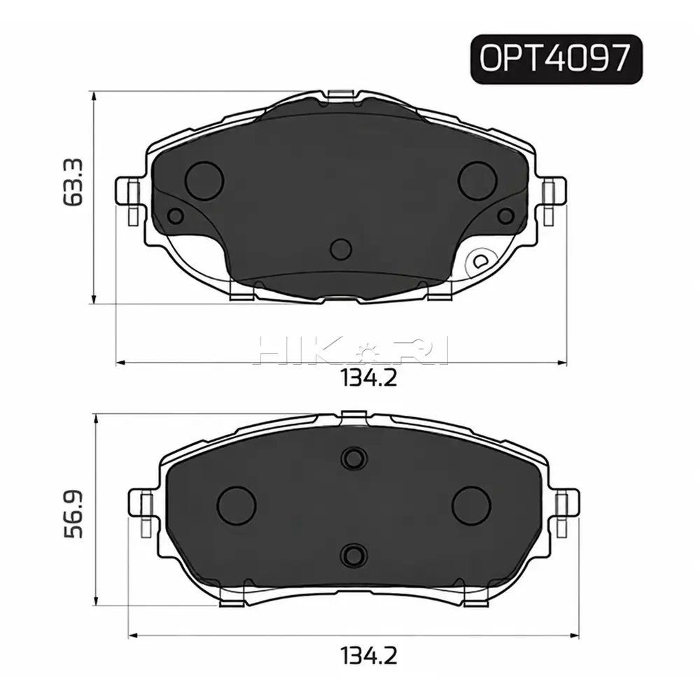 TOYOTA COROLLA 14-(F)BRAKE PAD-OPT4097