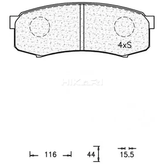 BRAKE PAD SET - ATE689