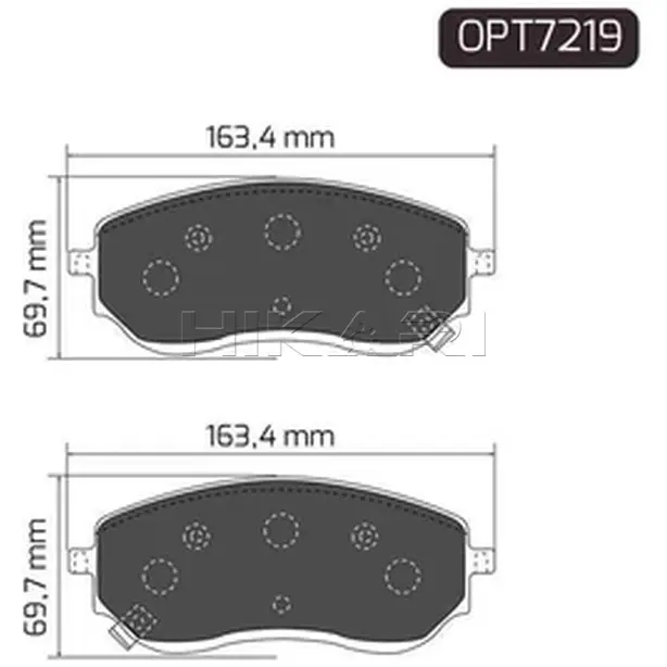 BRAKE PAD MERC BENZ X & NISSAN NAVARA OPT7219