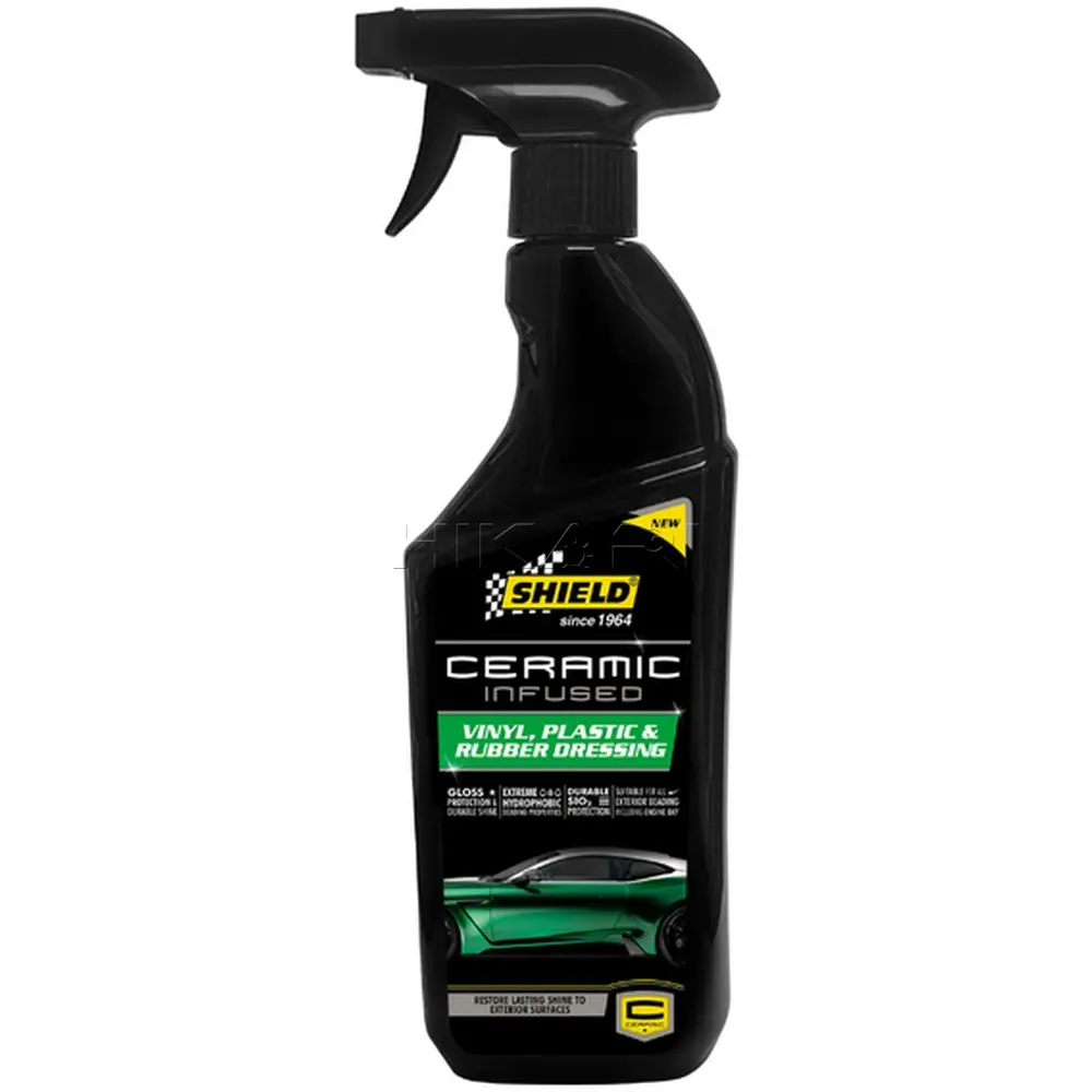 SHIELD -CERAMIC INFUSED - VINYL, PLASTIC & RUBBER DRESSING500ML